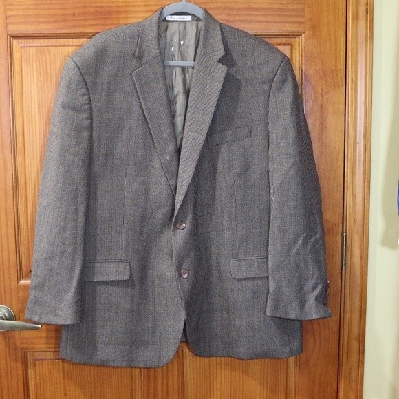 Lauren Ralph Lauren Lord & Taylor Wool Tweed Sport Coat 100& Wool 48R - Picture 2 of 15